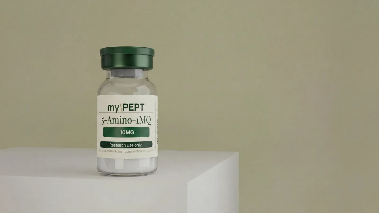 5-Amino-1MQ 10MG research peptide vial — myPEPT EU