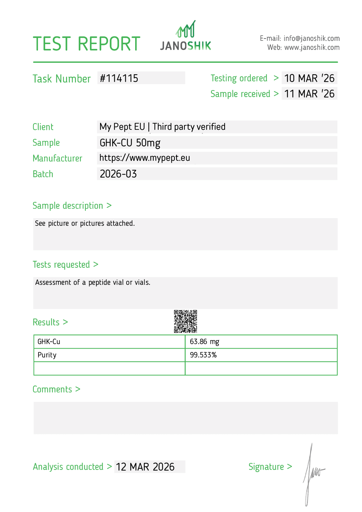 GKCU Lab test