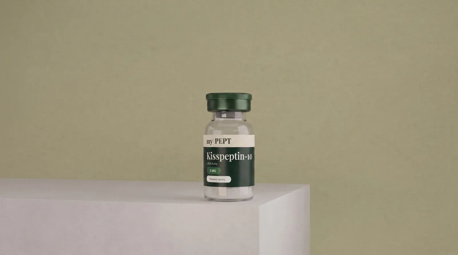 myPEPT Kisspeptin-10 research peptide vial