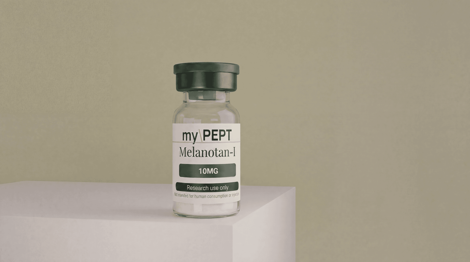 myPEPT Melanotan I (MT-1) research peptide — 10 mg & 20 mg vials