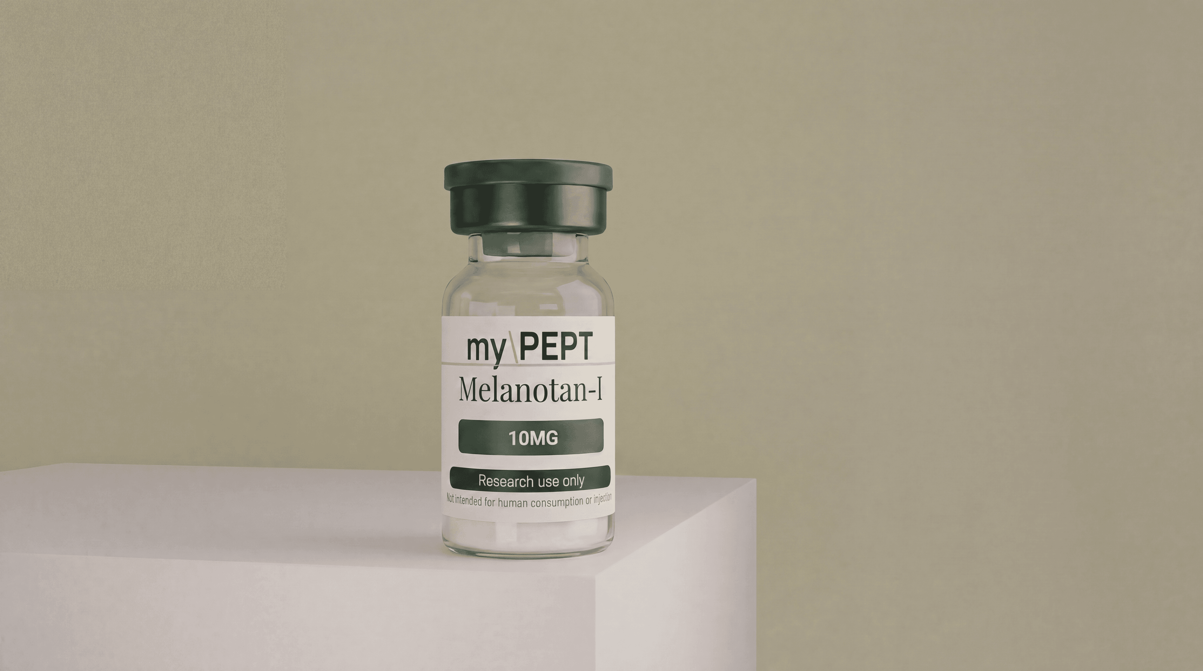 myPEPT Melanotan I (MT-1) research peptide — 10 mg & 20 mg vials