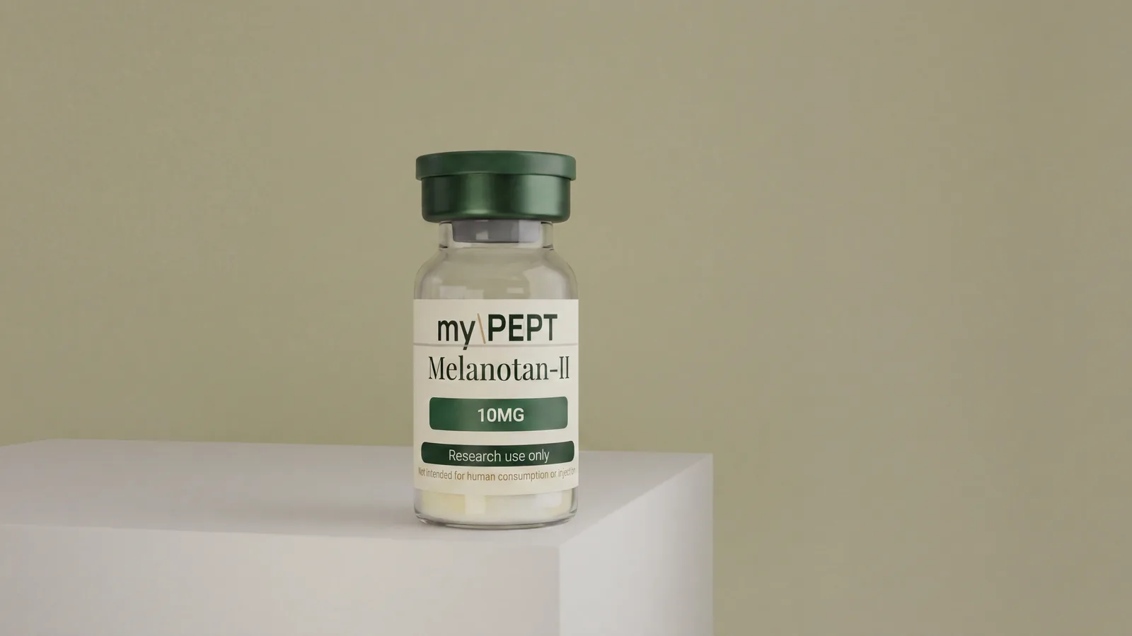 Melanotan-II 10MG research peptide vial — myPEPT EU