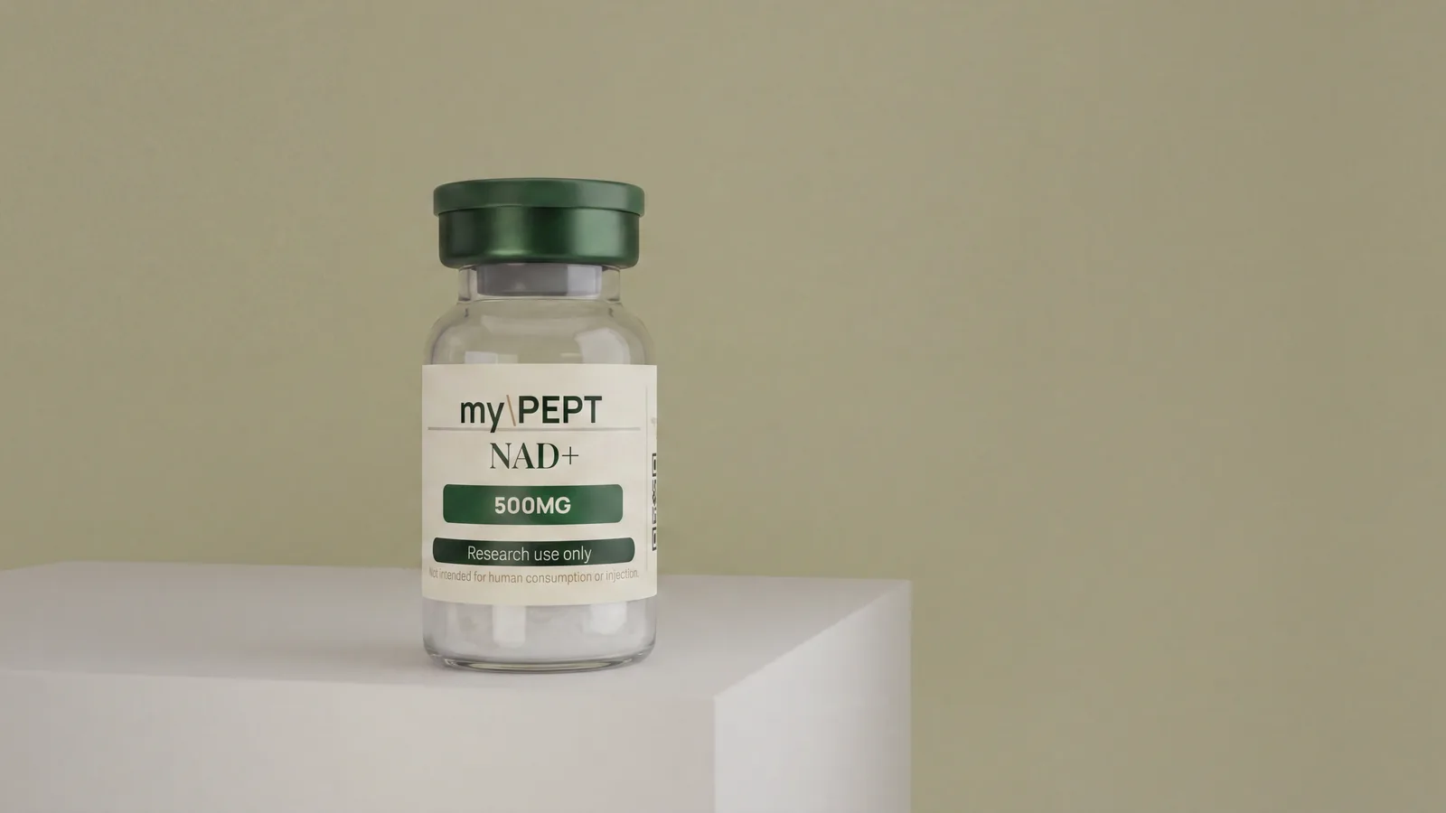 NAD+ 500MG research peptide vial — myPEPT EU