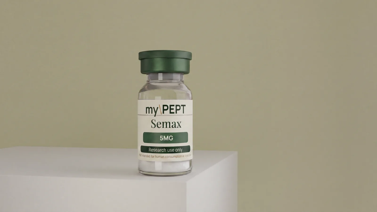 Semax 5MG research peptide vial — myPEPT EU