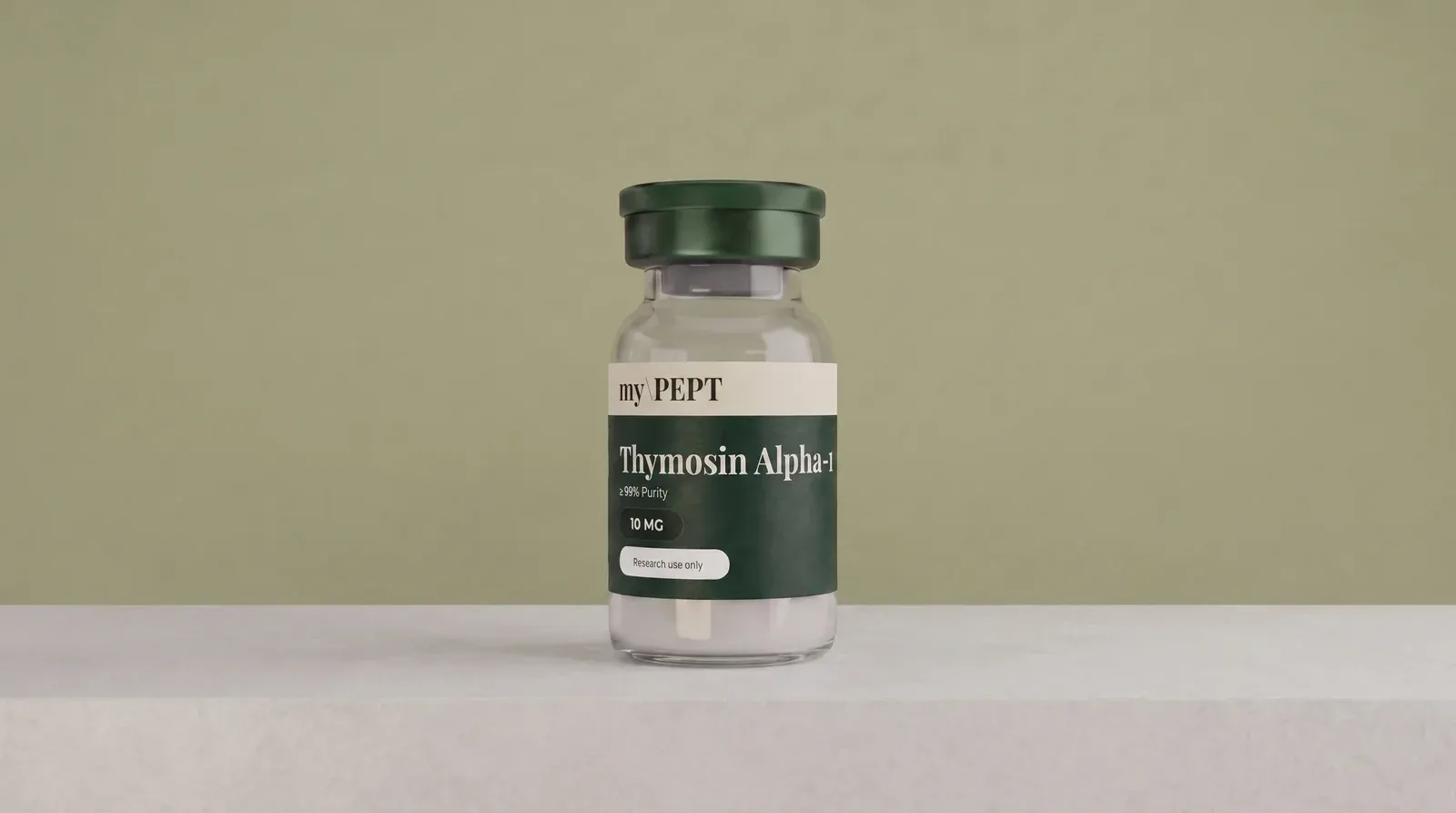 myPEPT Thymosin Alpha-1 research peptide vial
