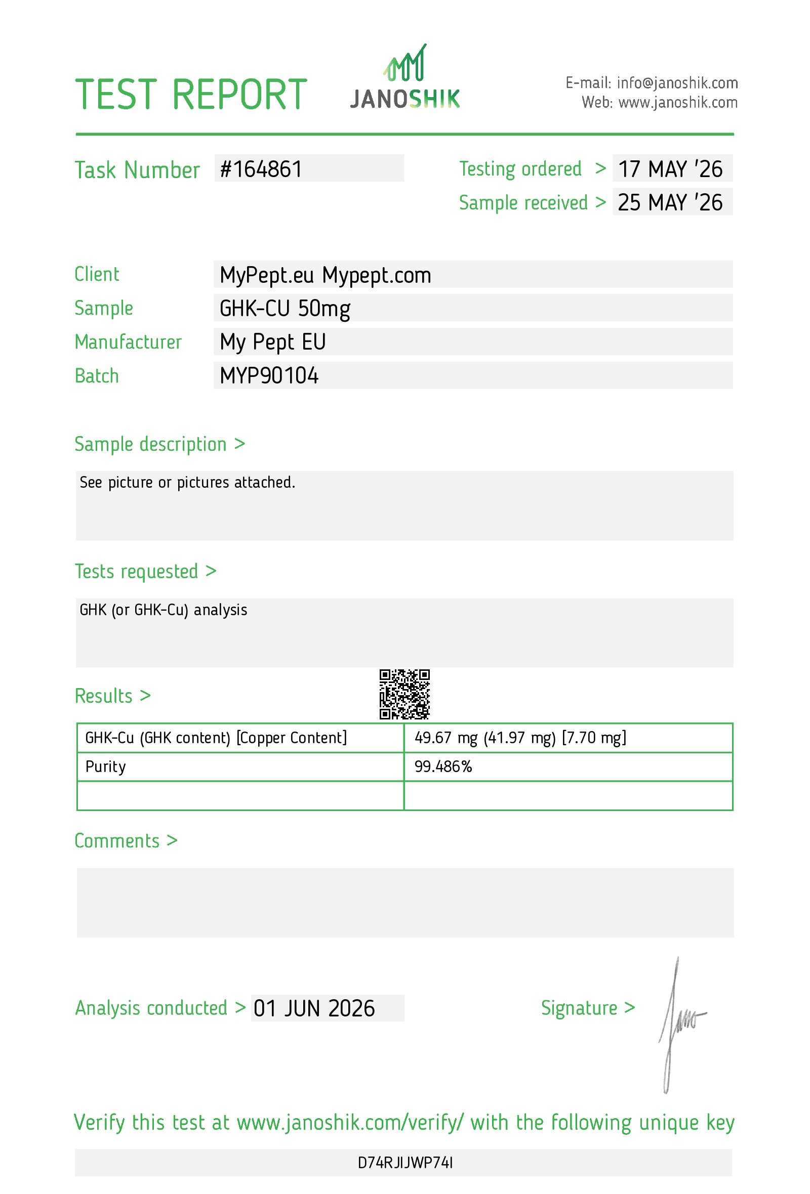 GKCU Lab test